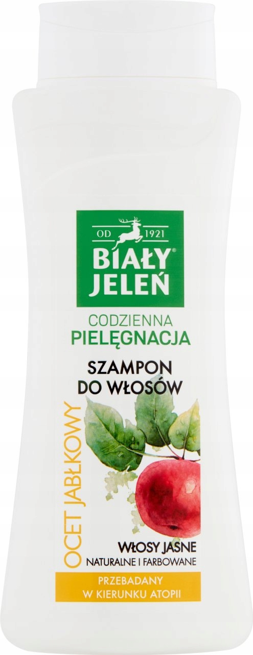 biały jeleń hipoalergiczny szampon do włosów ocet jabłkow