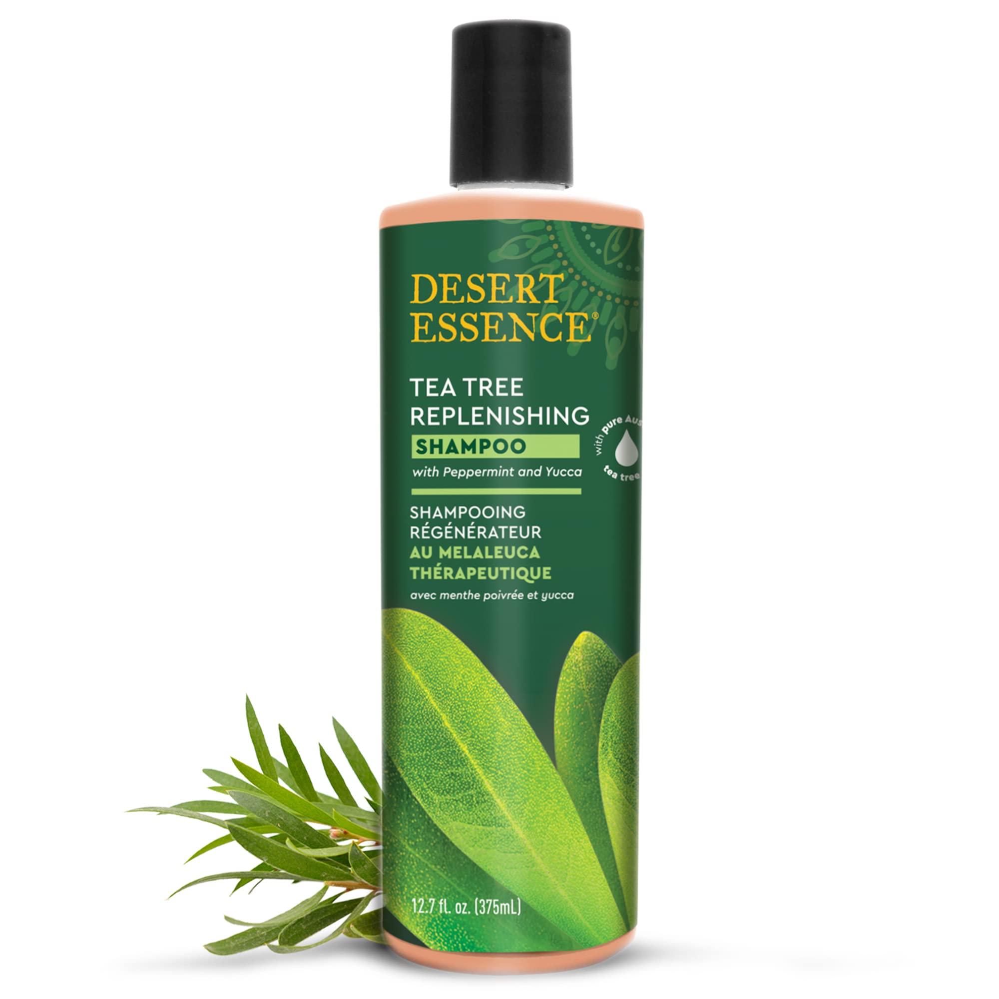 szampon wzmacniający desert essence tea tree