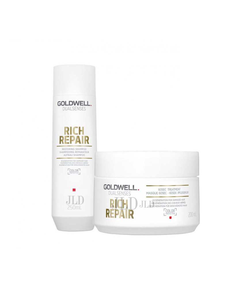 goldwell dualsenses rich repair szampon odbudowujący do włosów zniszczonych