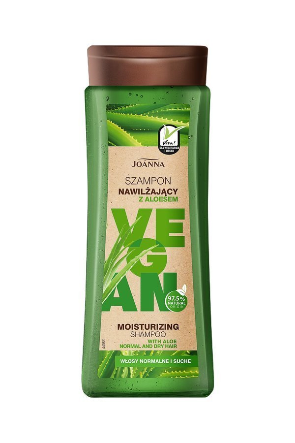 szampon do włosów vegan opakowanie