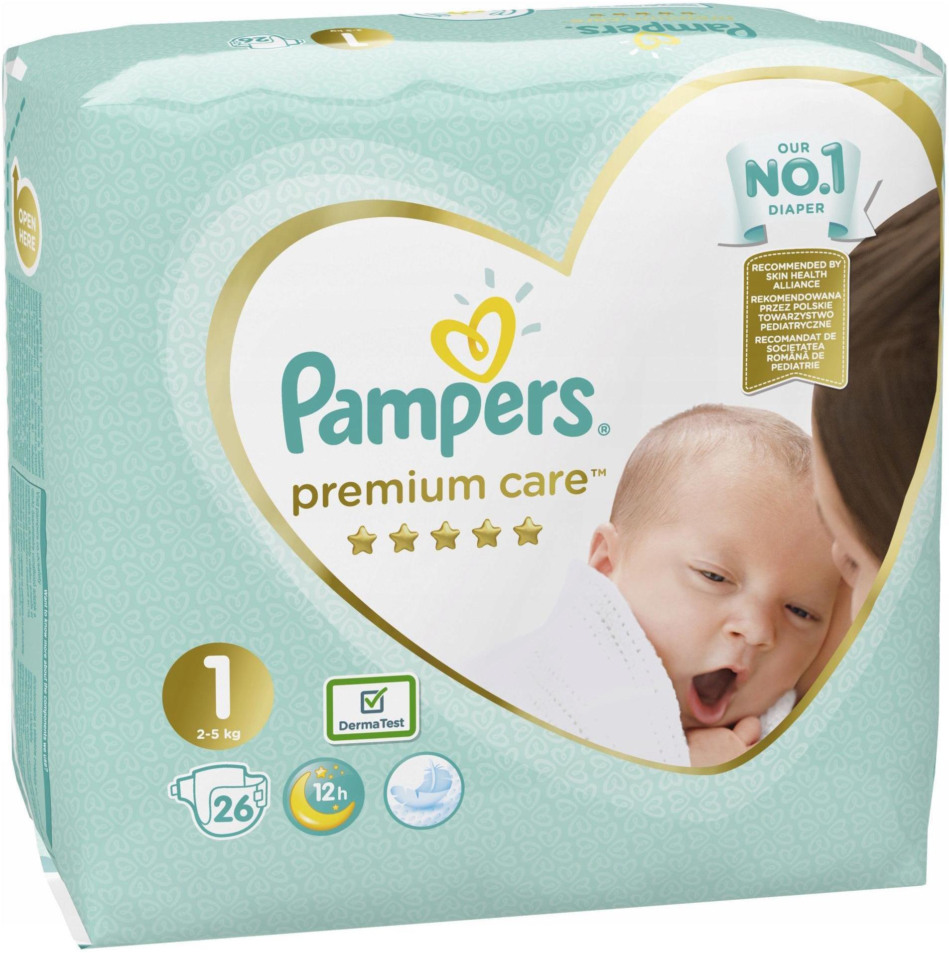 pieluchy pampers premium care 1 new born