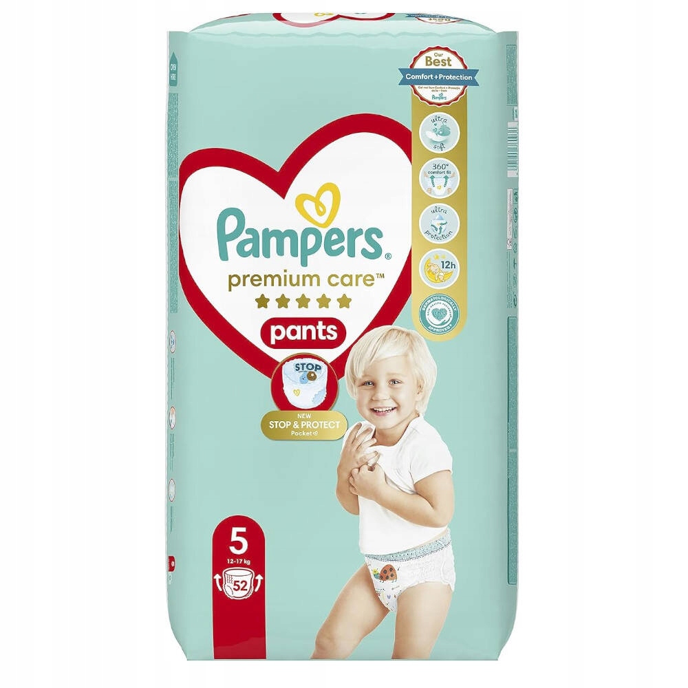 pieluchomajtki pampers 52szt