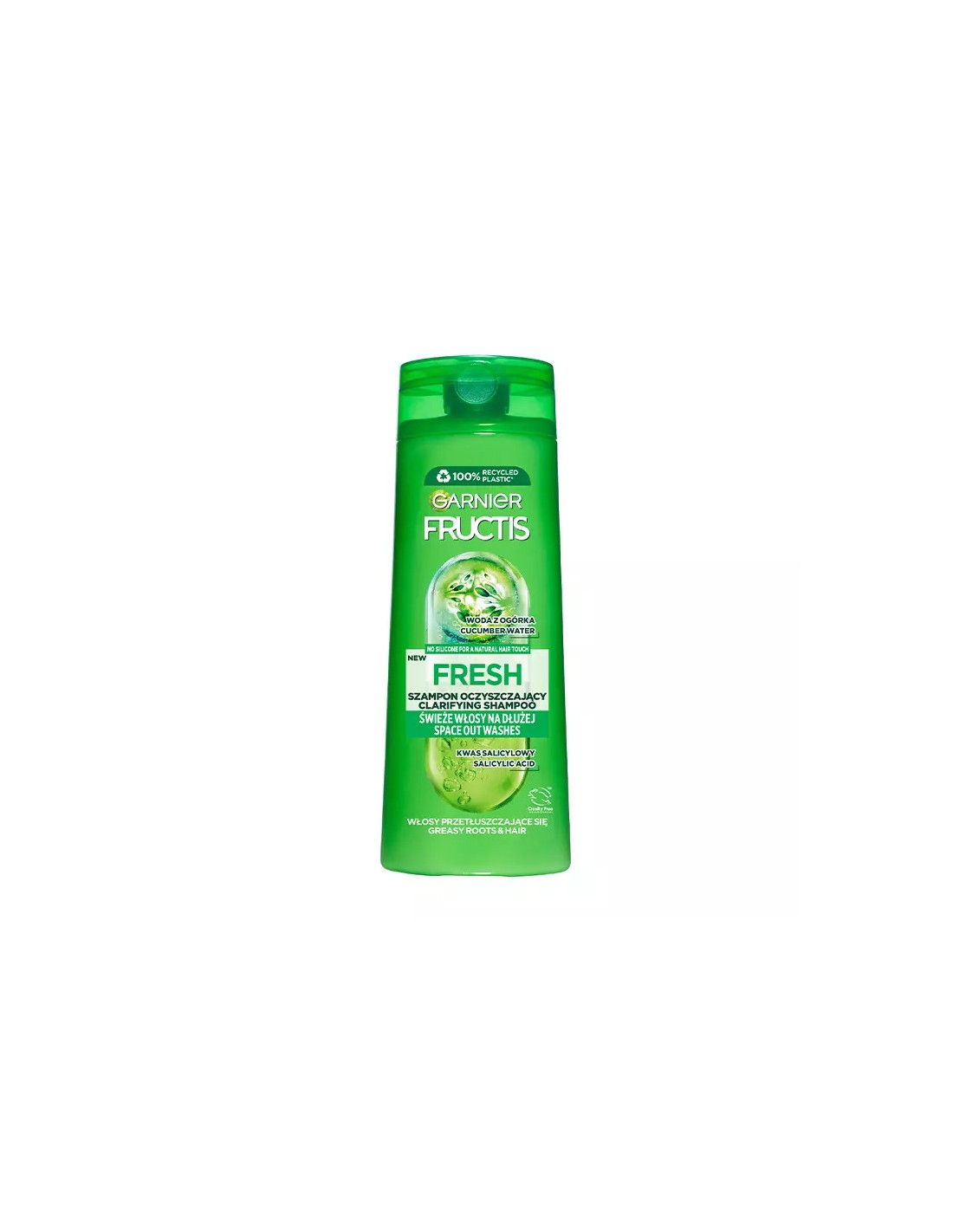 garnier fructis fresh szampon wzmacniający ekstrakt z ogórka