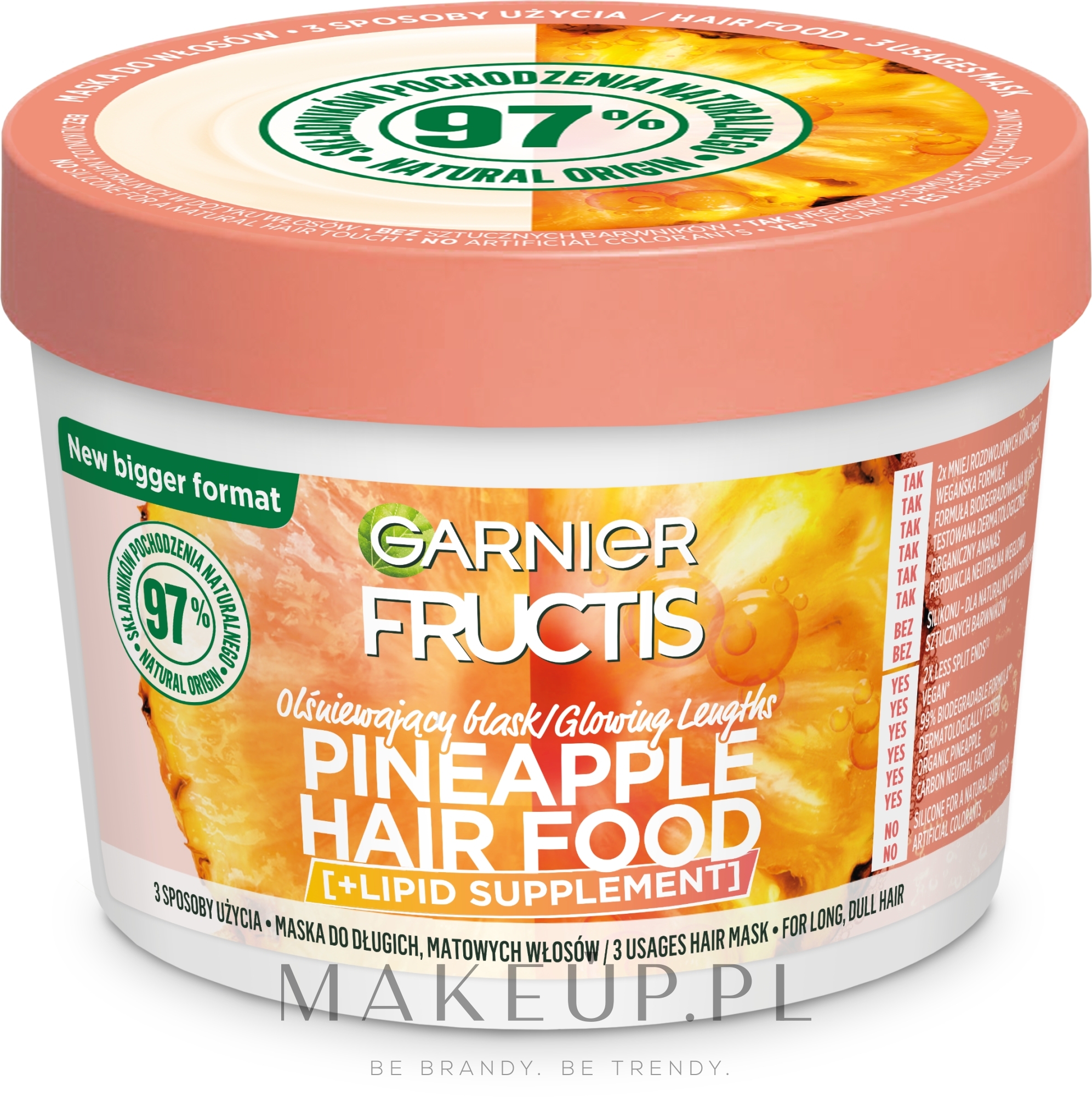 odżywka do włosów garnier hair food