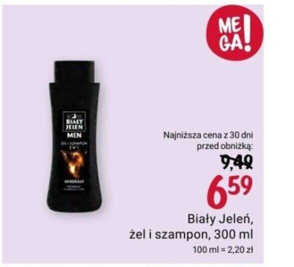 rossmann biały jeleń szampon