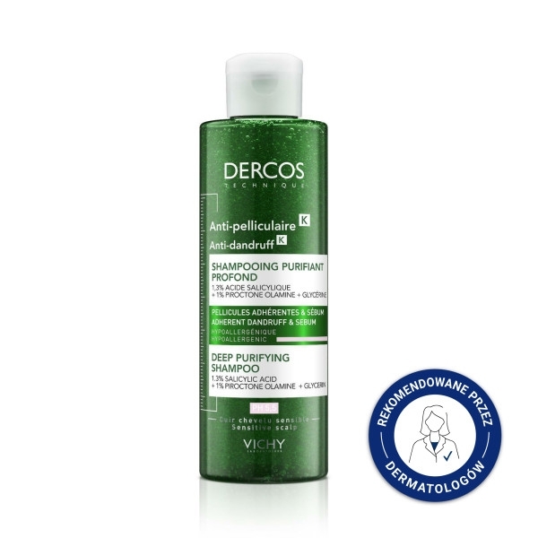 vichy dercos szampon przeciwłupieżowy 390 ml ziko