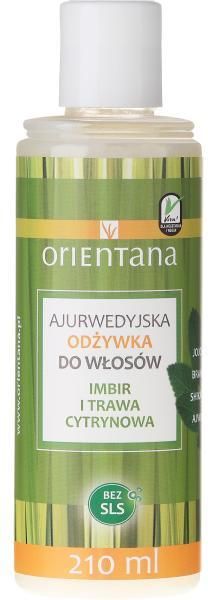 ajurwedyjska naturalna odżywka do włosów imbir i trawa cytrynowa