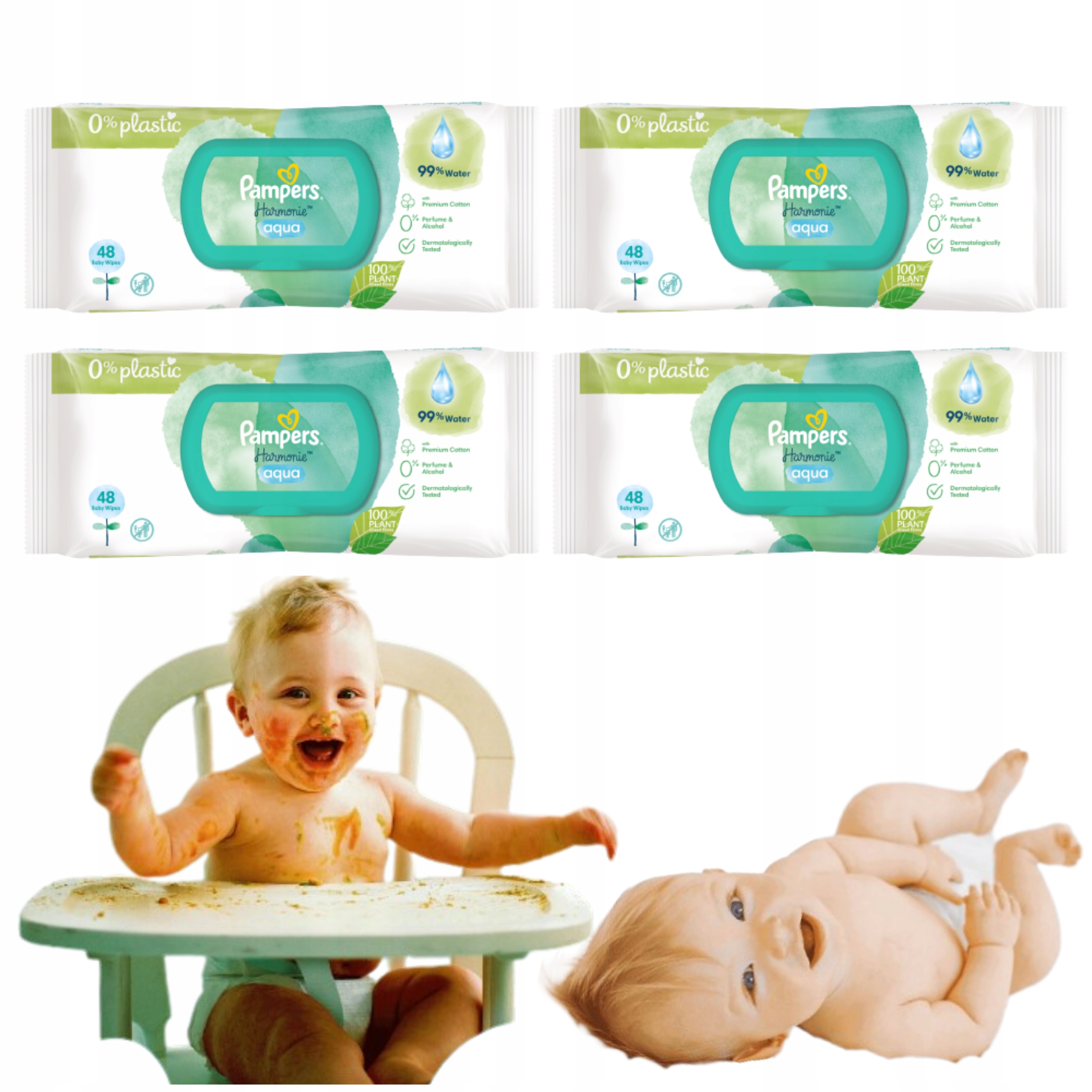 allegro chusteczki pure water pampers