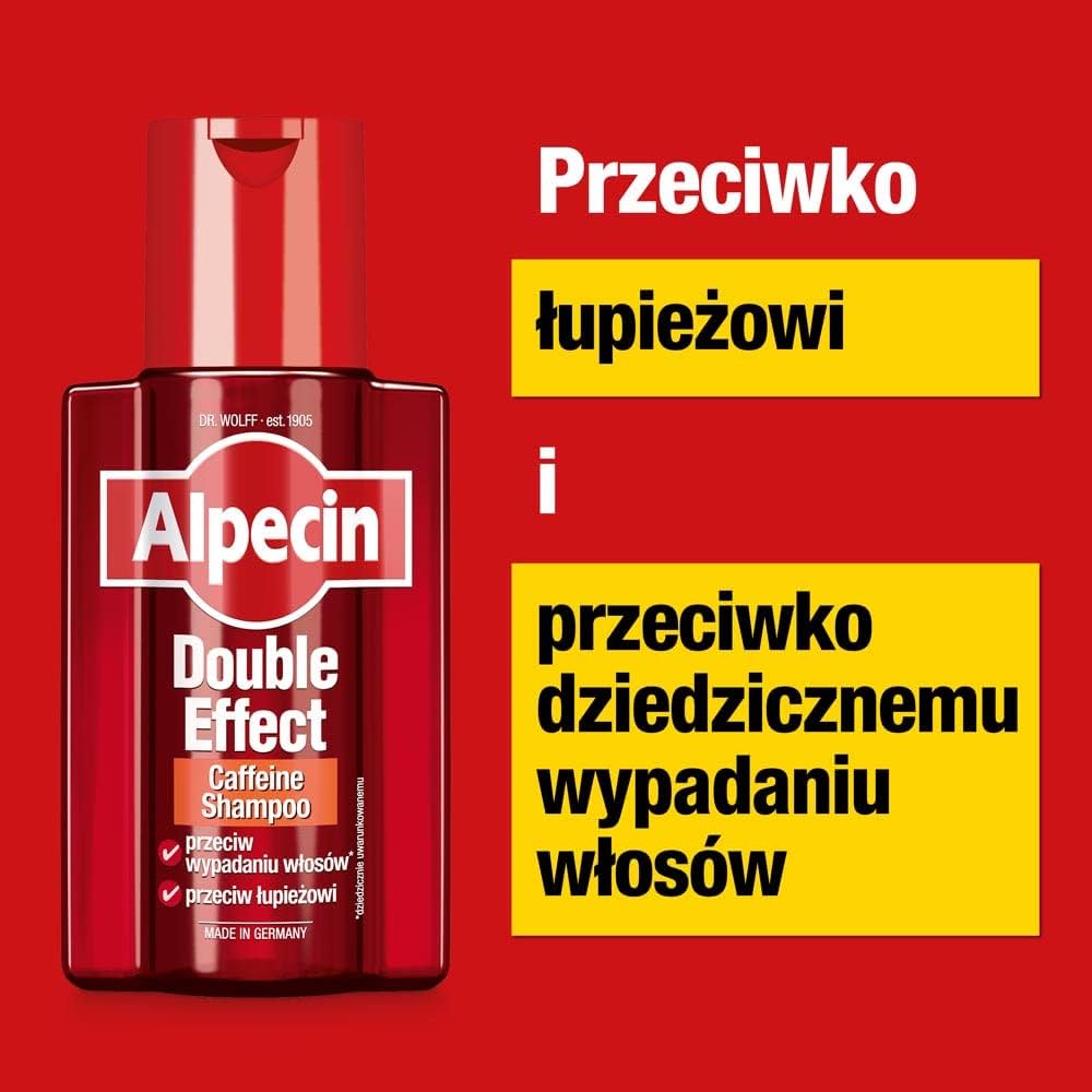 alpecin szampon kofeinowy double-effect caffeine o podwójnym działaniu