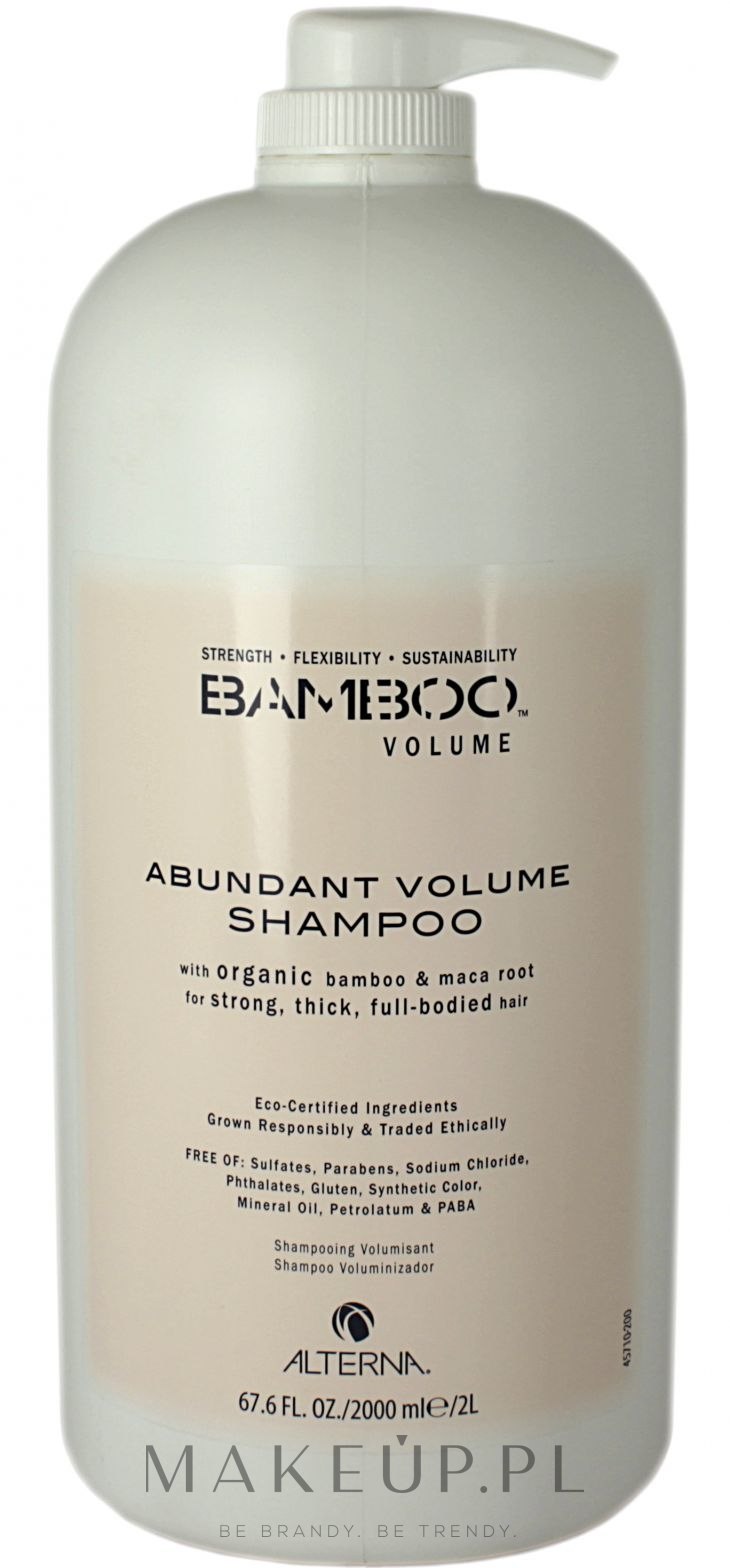 alterna bamboo volume abundant volume shampoo szampon dodający objetości 250ml