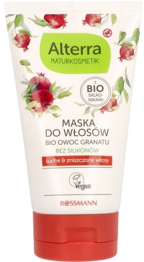 alterra maska do włosów suchych i zniszczonych 150 ml