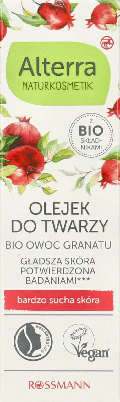 alterra olejek do twarzy z granatem do włosów jak stosować