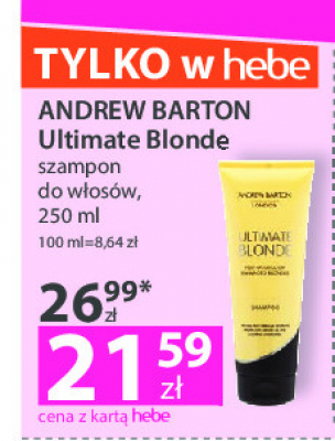 andrew barton ultimate blonde szampon opinie