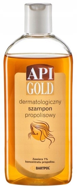 api gold dermatologiczny szampon propolisowy