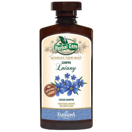 armona herbal care szampon lniany