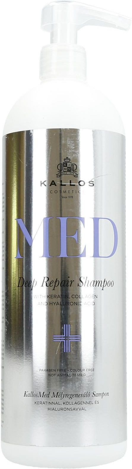 kallos med deep repair szampon opinie