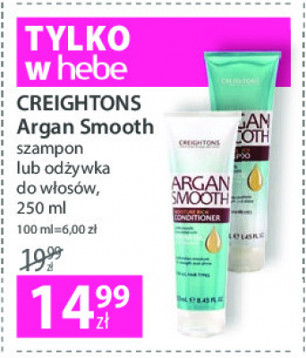 creightons argan smooth szampon do włosów hebe