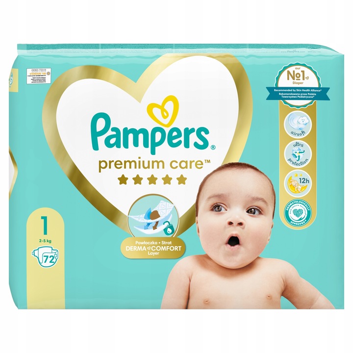 pieluchy pampers care 1