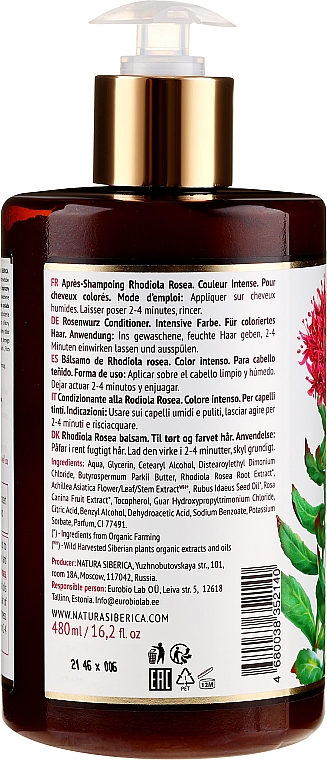 szampon do włosów zwiększający objętość 480ml flora siberica opinie