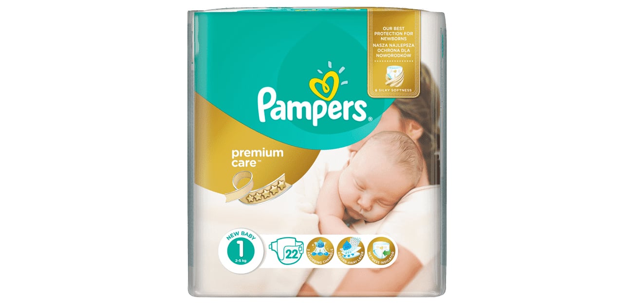 pampers premium care 1 22 szt cena