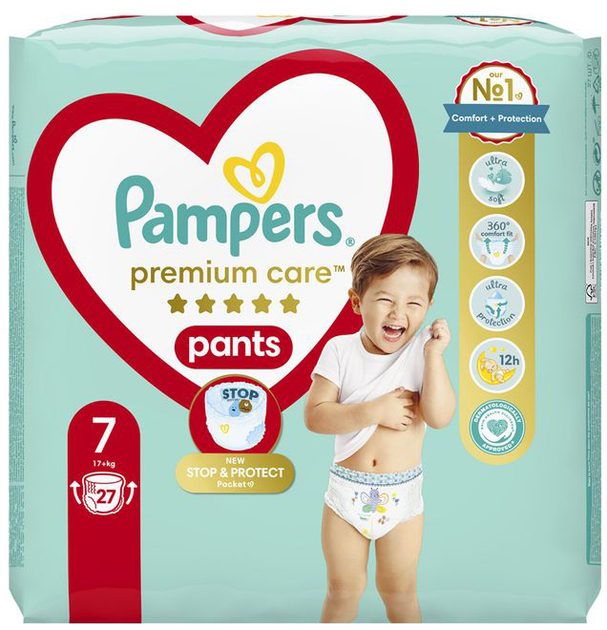 pieluchy pampers 7 do 17 kg