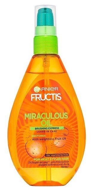 olejek do włosów fructis garnier