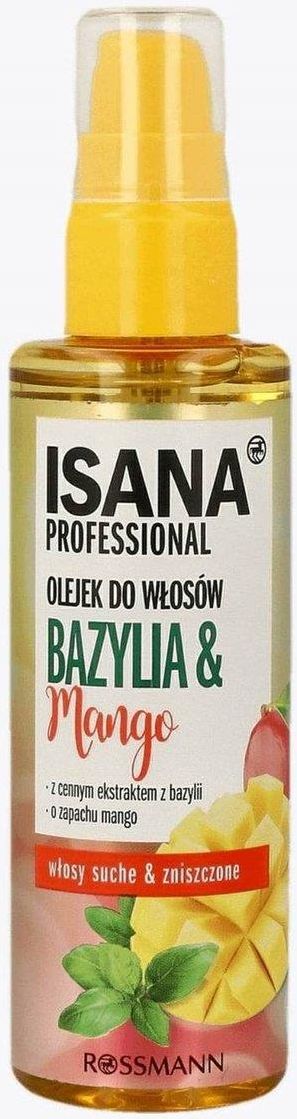 isana hair professional olejek do włosów 100ml opinie