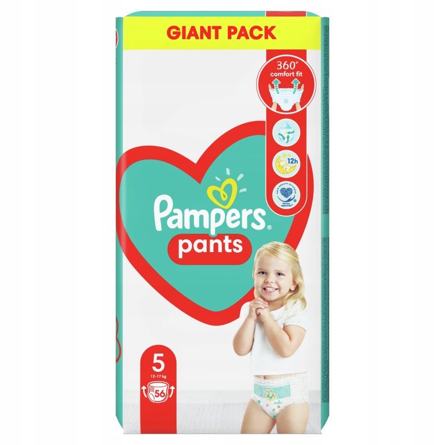 pieluchy pampers 5 giant giga box