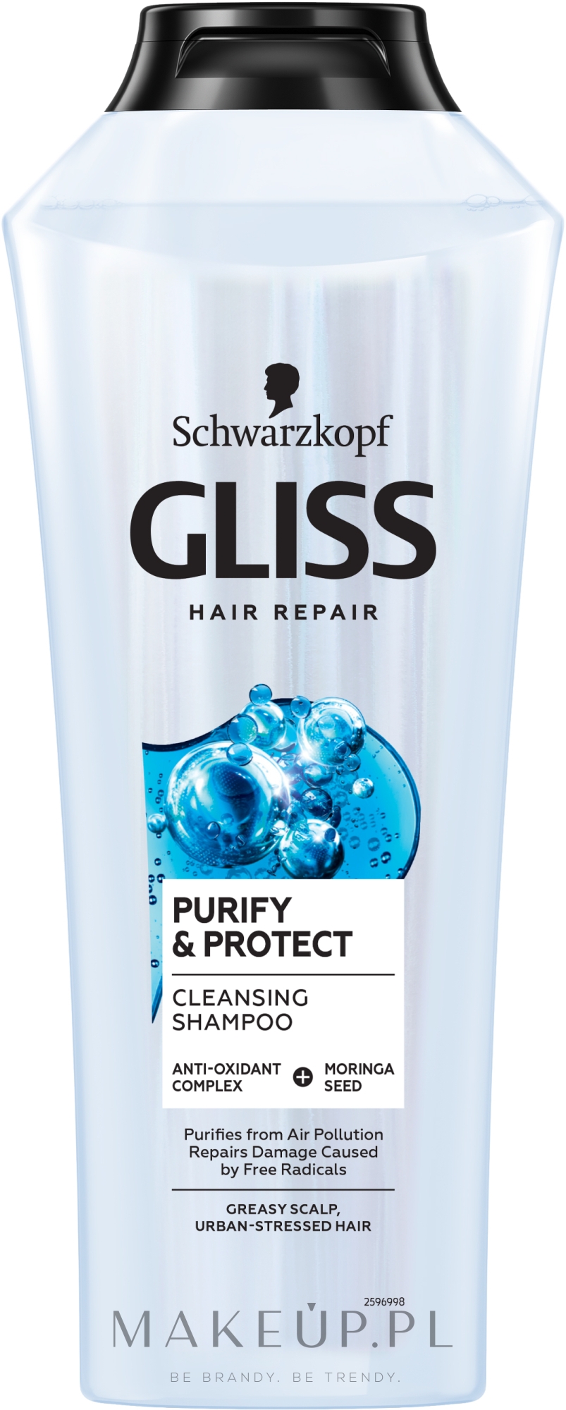 szampon do włosów purify&protect gliss kur schwarzkopf