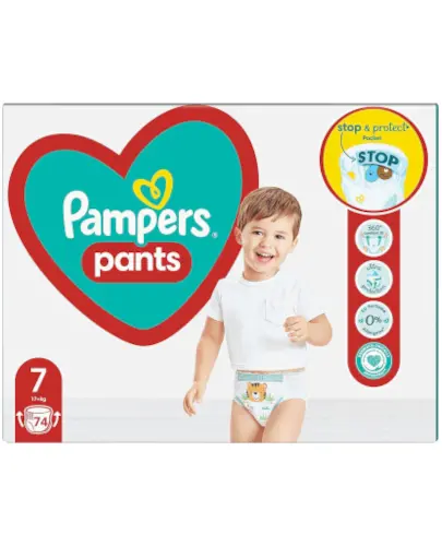 pampers pants pieluchomajtki 7 17+ kg