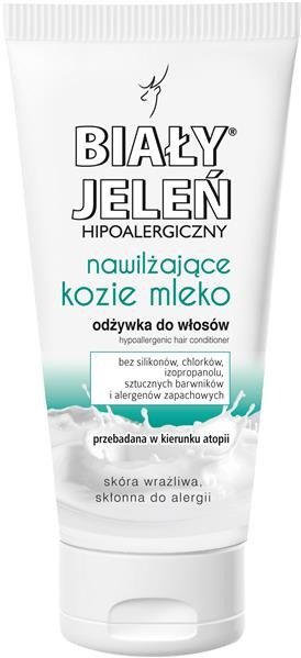 odżywka do włosów bialy jeleń kozie mleko