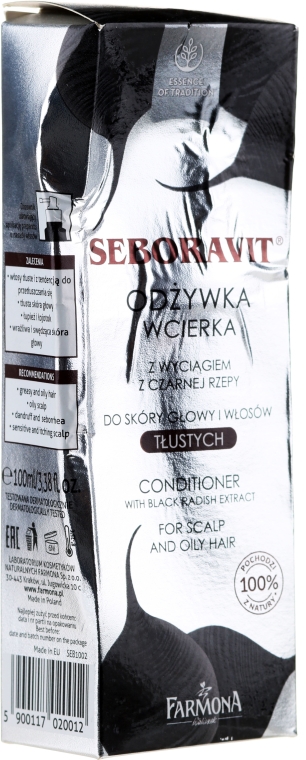 farmona seboravit odżywka-wcierka do skóry głowy i włosów tłustych