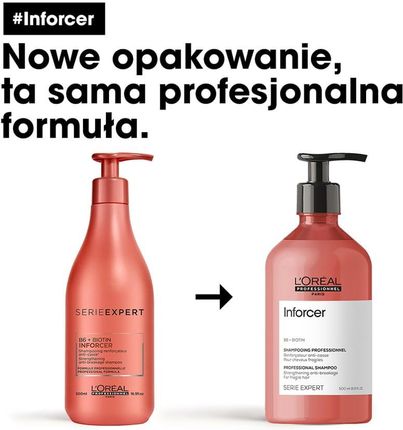 loreal serieexpert inforcer szampon wzmacniający do włosów łamliwych 300ml