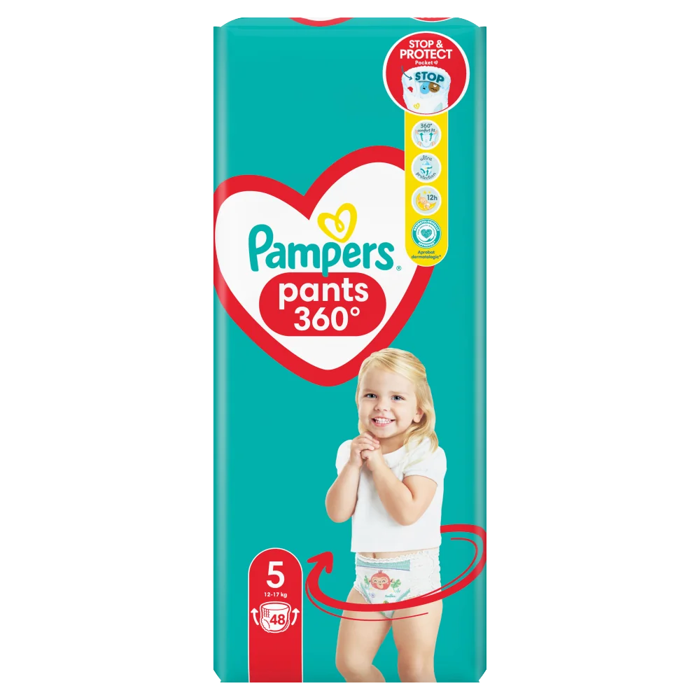 pieluchomajtki pampers pants 5