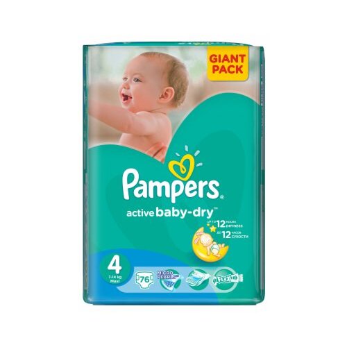 pampers active baby dry 4 cena