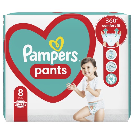 pampers pants dla leżącego dziecka