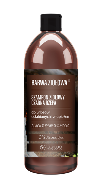 barwa szampon do włosów z czarną rzepą 250ml skład