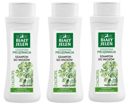 biały jeleń hipoalergiczny szampon z chlorofilem 300ml