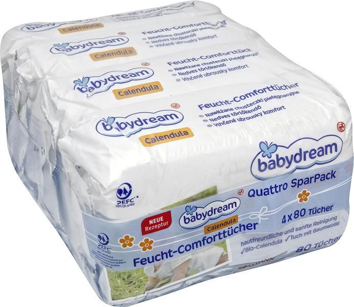 babydream calendula chusteczki pielęgnacyjne nawilżane