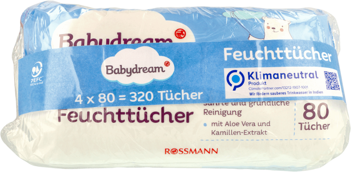 babydream calendula nawilżane chusteczki pielęgnacyjne