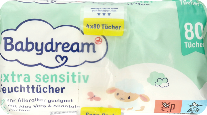 babydream chusteczki bawełniane nagietkowe nawilżane