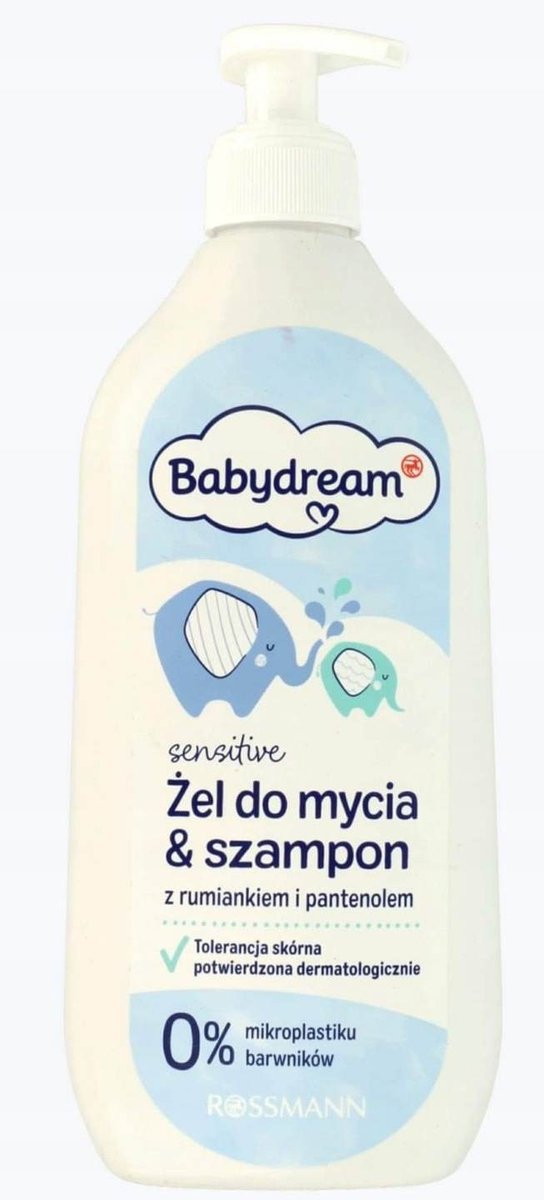 babydream med żel pod prysznic i szampon