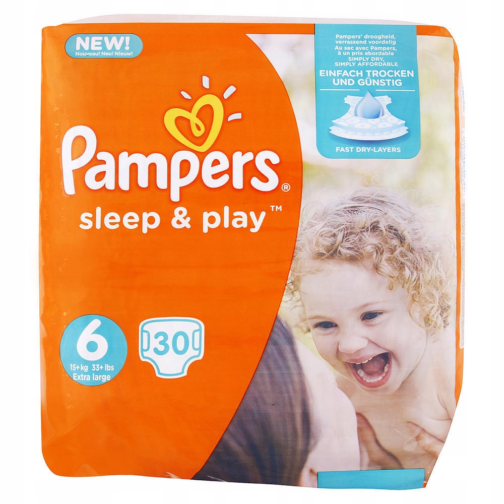 pampers pomaranczowe 6