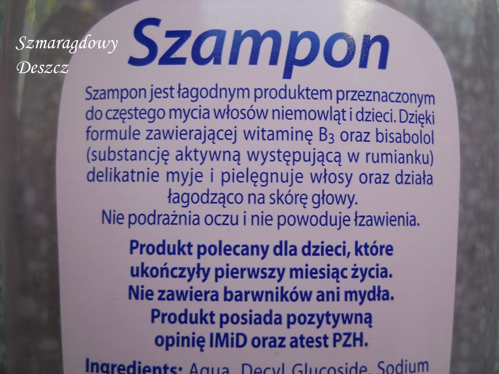 bambino skład szampon