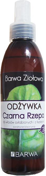 barwa odżywka do włosów osłabionych czarna rzepa