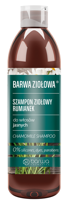 barwa ziołowa rumiankowy szampon do włosów jasnych