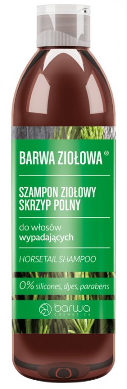 barwa ziołowa szampon skrzyp polny do włosów wypadających skład