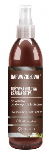 barwaherbal odżywka do włosów osłabionych i z łupieżem czarna rzepa