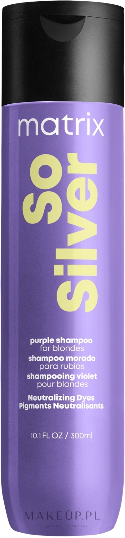 matrix color care 50 silver szampon fioletowy do włosów blond