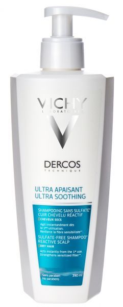 vichy dercos szampon ultrakojący dla reaktywnej skóry głowy 390 ml